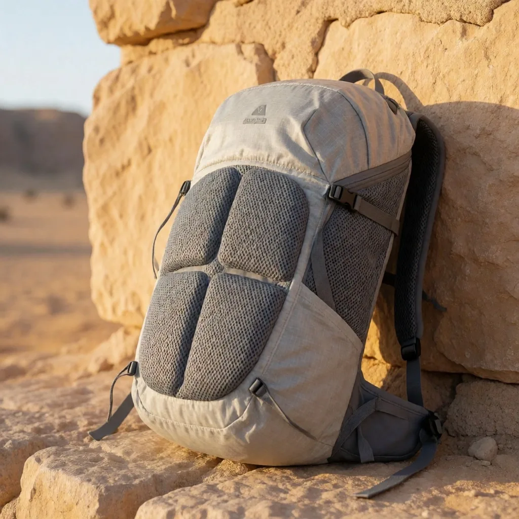 Ventilated day pack